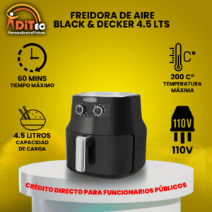 Freidora de aire b&d ditec MT 00585 cf copia (1)